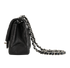 Mini Classic Square Single Flap, &pound;2,600, Handbags, Black, Lambskin Leather, Bottom view